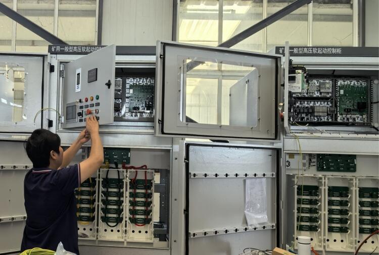 湖南礦用高壓軟起動柜廠家 賽克斯電氣 GKGR礦用一般型固態(tài)軟啟動柜 通過KA認證
